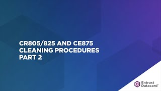 CR8xx and CE875 Cleaning Procedures Part 2 V2 [upl. by Cyrille]