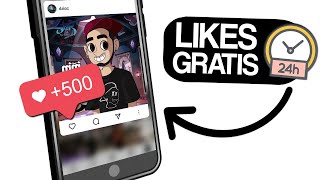 Gana MUCHOS LIKES GRATIS En Tu Cuenta De INSTAGRAM Todos Los Días [upl. by Earehs]