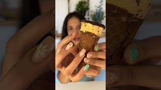 Boost IceCream Sandwich Review 😍  Salted Caramel Brownie cornetto Review 😍  sosaute shorts [upl. by Norraj]