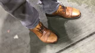 Pumping Gas And Breaking My Leather Soled Bostonian Cap Toe Dress Shoes [upl. by Bertilla]