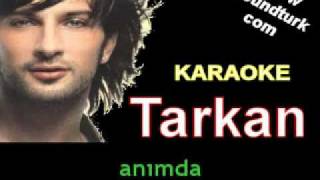 Tarkan  Sarıl Bana karaoke [upl. by Senoj]