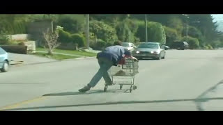 NFB documentary Carts of Darkness DELETED SCENES 02 Big Al shopping cart racing [upl. by Chilton380]