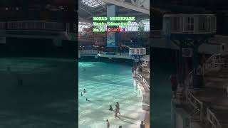 Ride the waves in the worlds largest indoor wave pool The World Waterpark Waterslides [upl. by Geis]