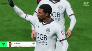 EAFC  Highlights GE  Manchester City vs Daegu Korea Ceshina  80 ballcontrol to play side [upl. by Aiem17]