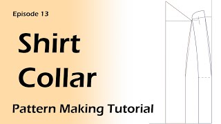 How to Make Shirt collar patterns  Collar and Collar Stand Making Pattern Making Tutorial [upl. by Deron]