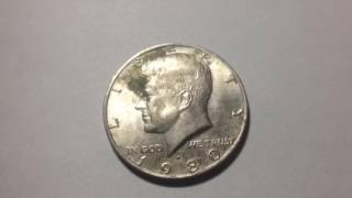 1980P Kennedy Half Dollar Mintage 44 million [upl. by Rohn]