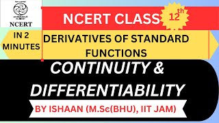 Continuity and Differentiability  NCERT Complete SolutionsClass 12 Mathsclass12maths [upl. by Clementis35]