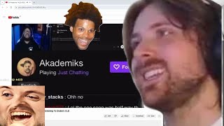 Forsen reacts to DJ akademiks FALLS ASLEEP Listening to Drakes CLB [upl. by Assisi]