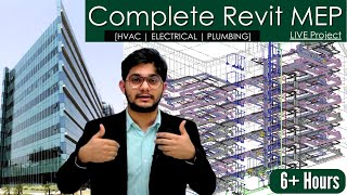 Revit MEP Complete Project in 6 Hours  HVAC  Electrical  Plumbing  Revit 2023 [upl. by Alexander]