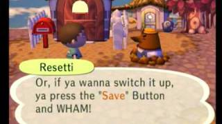 Animal CrossingCity FolkMeeting MrResetti [upl. by Aprilette108]