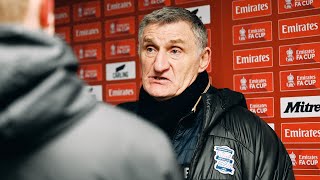 Tony Mowbray  Birmingham City 21 Hull City  Emirates FA Cup postmatch reaction [upl. by Cirdes]