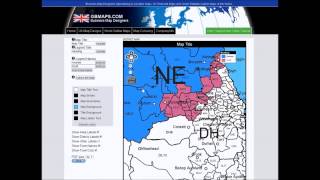 UK Postcode Districts Map Tutorial [upl. by Drews238]