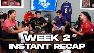 BengalsChiefs Recap Caleb Williams Concern Level and Biggest Upsets  Week 2 Instant Reaction [upl. by Norean]