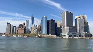 Riding the Staten Island Ferry in April 2023 [upl. by Yelich]