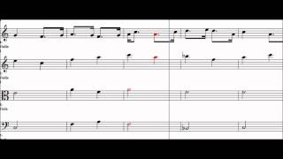 Too Ra Loo Ra Loo Ral  Arranged for String Quartet  Cello Accompaniment Free Sheet Music [upl. by Trueblood]