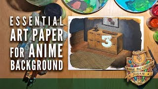 Essential Art Paper for Traditional Anime Background Artwork [upl. by Nicoline700]