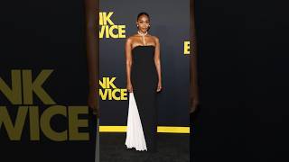 Actor Nafessa Williams Elegant Slay  Blink Twice Premiere nafessawilliams fashionpolice fashion [upl. by Parks]