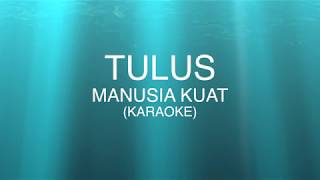 TULUS  Manusia Kuat Karaoke  Female Version Cover High Quality [upl. by Ecerahs]