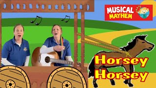 Horsey Horsey Don’t You Stop  Kids song  Musical Mayhem [upl. by Blader]