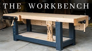 The PERFECT Woodworking Workbench  How To Build The Ultimate Hybrid Workholding Bench [upl. by Zinah399]