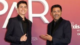 Jamel Debbouze et son fils Léon duo complice aux César [upl. by Warfourd]