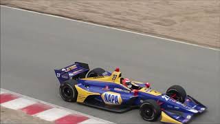 2019 Laguna Seca IndyCar test raw video [upl. by Klaus]