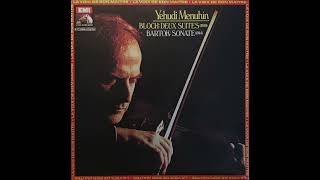 Yehudi Menuhin plays Bartok solo sonata [upl. by Irrem]