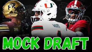 IMPRESSIVE 2025 NFL Mock Draft  Mock The Mock [upl. by Aicrop235]