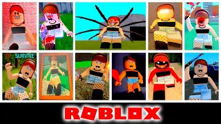 Jenna AGirlJennifers Place in 40 Roblox Games [upl. by Qulllon]