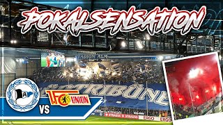 Vlog Arminia Bielefeld  Union Berlin  Bielefeld schafft das Pokalwunder [upl. by Fernald486]