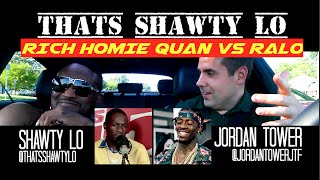 Shawty Lo on Rich Homie Quan VS Ralo Ralo Calling Disrespecting Rich Homie Quan  ROAD TRIPPING [upl. by Aissatsan46]