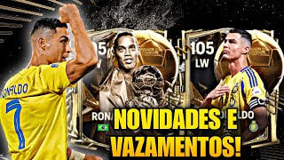 R10 e Cr7 105 HOJE✅️ Novas cartas do BALLON DOR CHEGANDO no fc mobile 25😱🔥 [upl. by Palla]