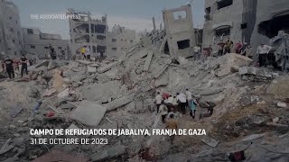 Numerosas víctimas tras ataques aéreos de Israel en campo de refugiados [upl. by Dorita202]