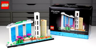 LEGO SINGAPORE REVIEW  ARCHITECTURE 21057 [upl. by Lamej]