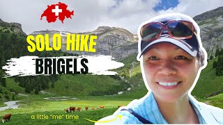 Switzerland VLOG Brigels Breil So many COWS trekherwilson solohiking swissalps [upl. by Maxia657]