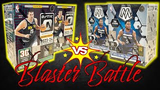 CRAZY BLASTER BATTLE  2 CASE HITS 🔥🏀 2324 OPTIC NBA BASKETBALL vs 2324 MOSAIC NBA BASKETBALL 🏀🔥 [upl. by Peterson]