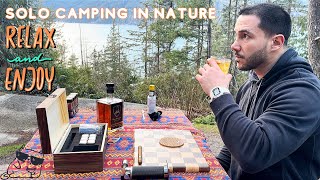 Squamish Kanadada rahatlatıcı solo kamp videosu  ASMR [upl. by Dituri]