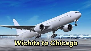 Wichita to Chicago ✈️ travel airlines aviation airport [upl. by Vallie]