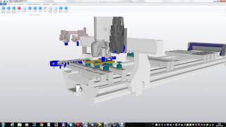 SCM Proview Simulator software on the Accord WD CNC Machining cell [upl. by Elocel]