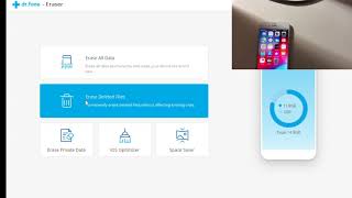 DrFone Erase iOS fully wipe your iOS device [upl. by Ymrej]
