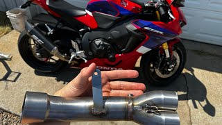 1724 Honda Cbr1000rr cat eliminator and intake restrictor delete [upl. by Shamus814]