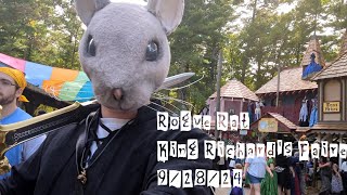 King Richards Faire 2024 Rogue Rat Walkabout [upl. by Nye]