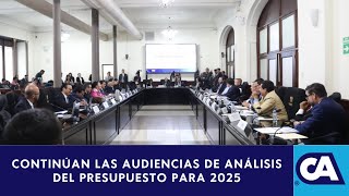 TSE CSJ MP e Inacif se presentan ante Comisión de Finanzas del Congreso [upl. by Panther]