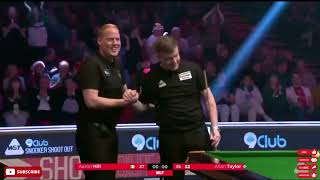 Aaron Hill vs Allan Taylor 9 Club Shoot Out Snooker 2024 [upl. by Elocon]