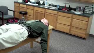 Bicep Stretching Lying Down Huntington Physical Therapy HPT 25703 [upl. by Anivahs]