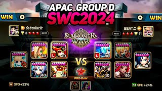 ETOWARU vs OSSERU BO5 SWC2024 APAC Group D Preliminary Day 2  Summoners War [upl. by Clarance657]