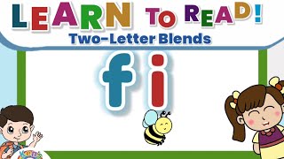 TwoLetter Blends quotiquot  Learn to Read  Short i Sound  Reading Phonics for Kids [upl. by Altis]