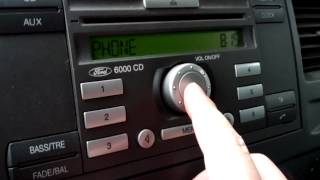 Ford 6000 CD Stuck In Phone Mode [upl. by Erma]