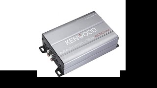 Kenwood KACM1814 4Channel Compact Bridgeable MarineMotorsports 400W Max Power Digital Amplifier [upl. by Shara682]