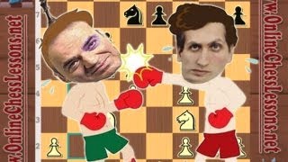 Bobby Fischer vs Kasparov  6 f4 Sicilian Najdorf Defense Amsterdam Variation  Pt 45 [upl. by Anivlis557]